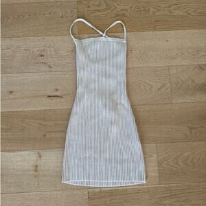 ASTR The Label - Amorina Riobbed Knit Mini Dress in Beige